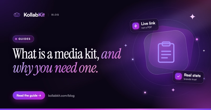 What is a media kit, and why you need one.