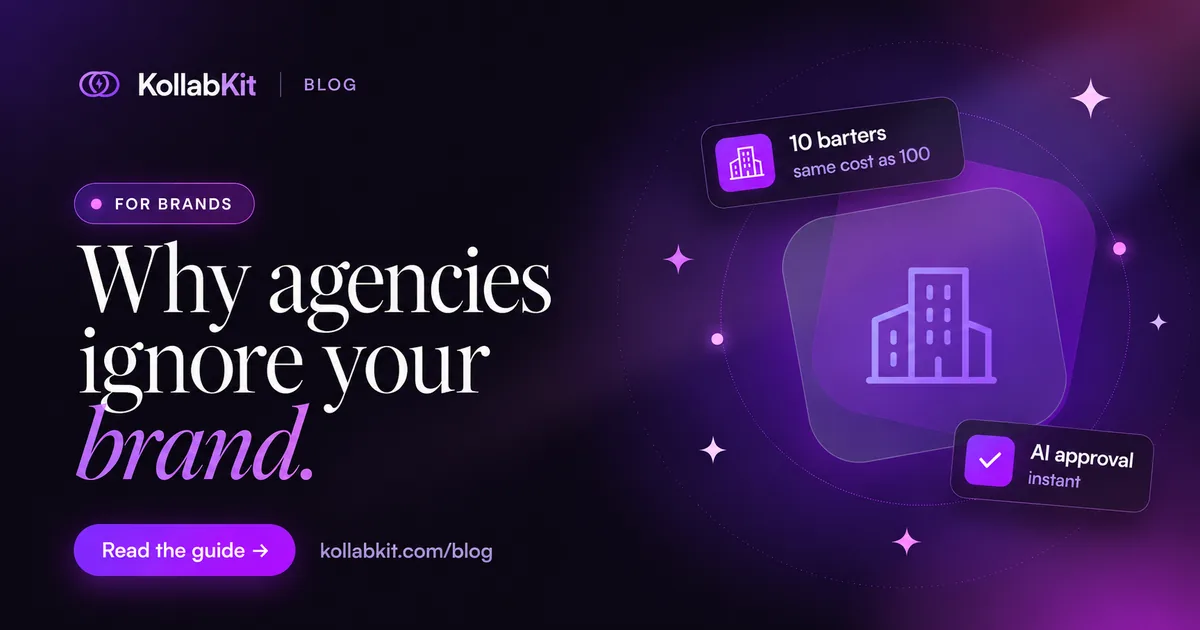 Why agencies ignore your brand.
